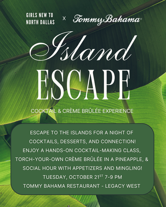 Island Escape: Cocktail & Crème Brûlée Experience